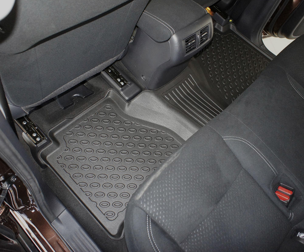 Premium Fußraumschalen für Nissan Navara (NP300) Double Cab / für Renault Alaskan Double Cab