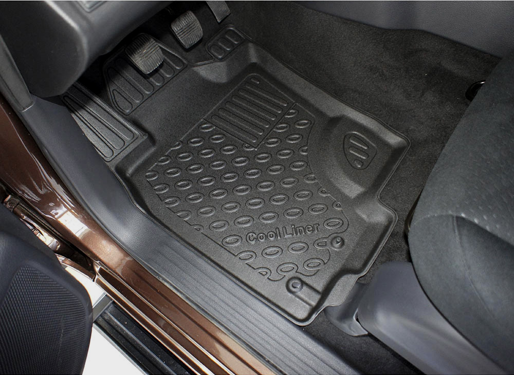 Premium Fußraumschalen für Nissan Navara (NP300) Double Cab / für Renault Alaskan Double Cab