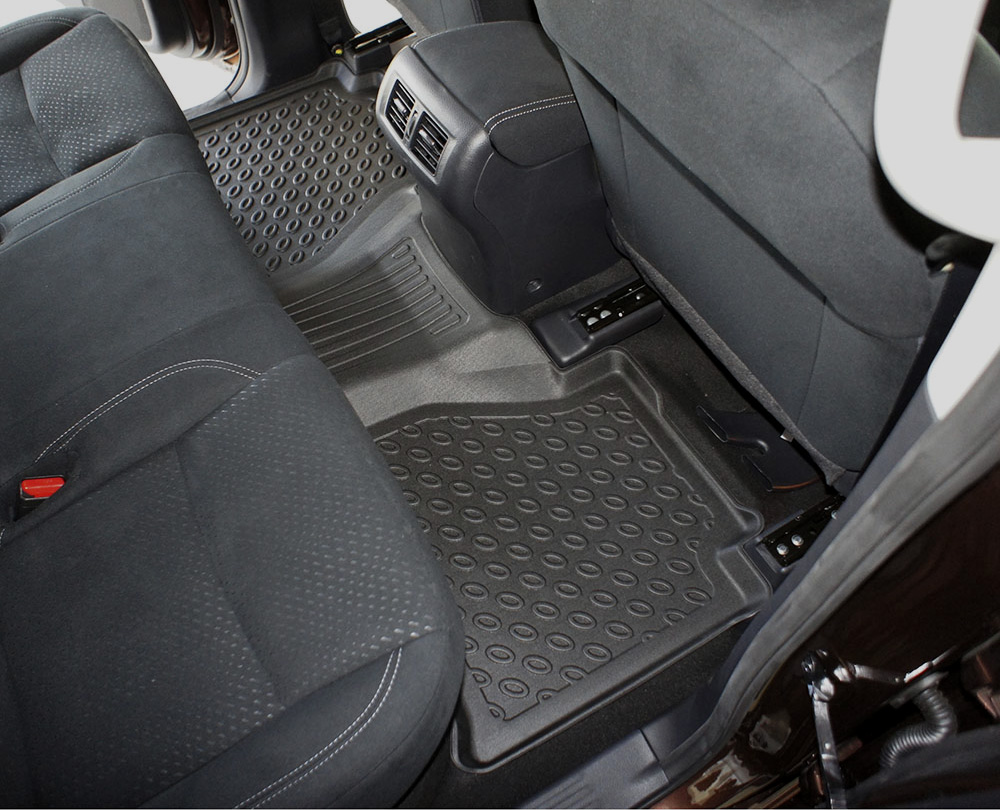 Premium Fußraumschalen für Nissan Navara (NP300) Double Cab / für Renault Alaskan Double Cab