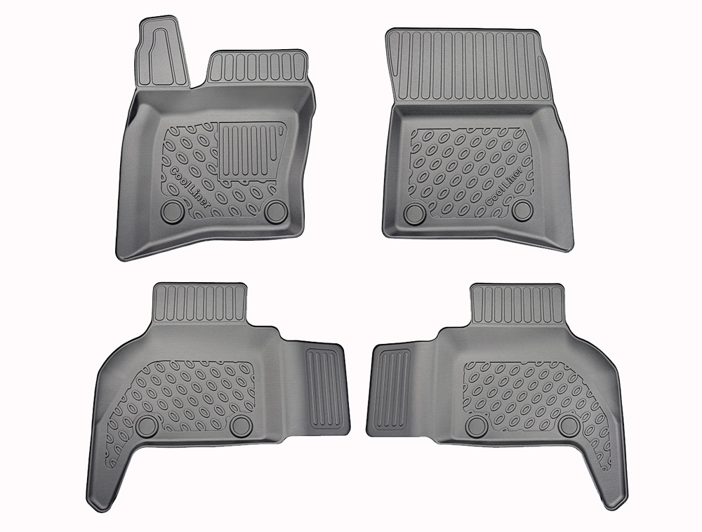 Premium Fußraumschalen für Land Rover Defender 110 (663) 7-Sitzer / für Land Rover Defender 130 (663) 7-Sitzer